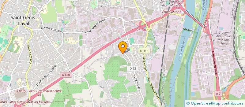 localisation de l'entreprise MADAME MELANIE REA  IRIGNY