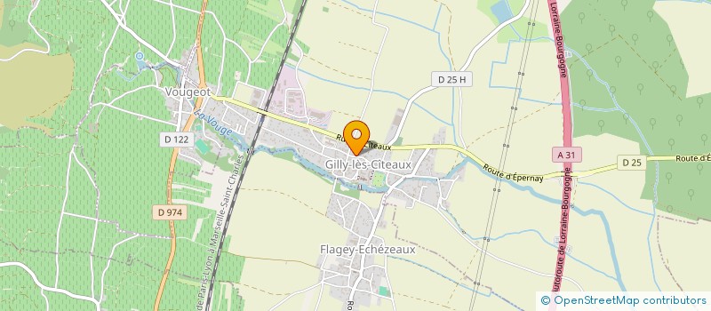 localisation de l'entreprise MADAME MELANIE REBILLARD  GILLY-LES-CITEAUX