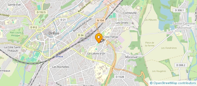 localisation de l'entreprise MADAME MELANIE REBOUL à DREUX