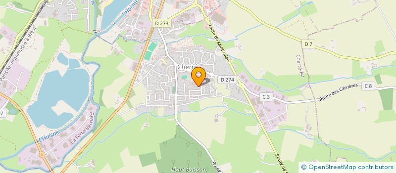 localisation de l'entreprise MADAME MELANIE REBOUTE  CHERRE-AU