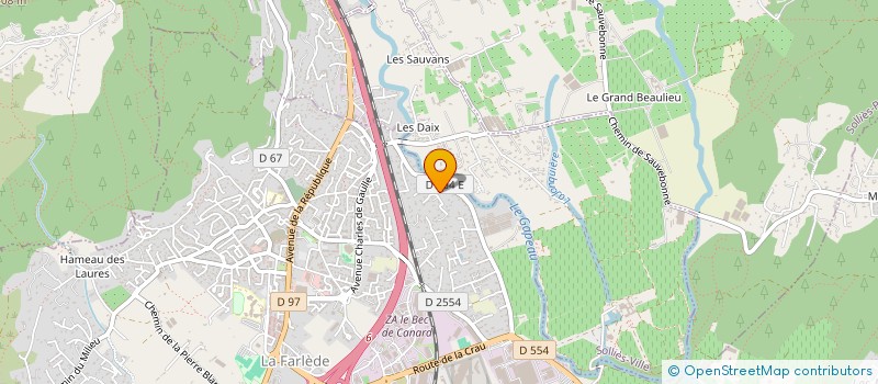 localisation de l'entreprise MADAME MELANIE REMY  LA VALETTE-DU-VAR