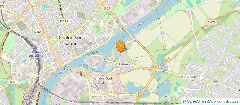 localisation de l'entreprise MADAME MELANIE RENAUD  SAINT-MARCEL