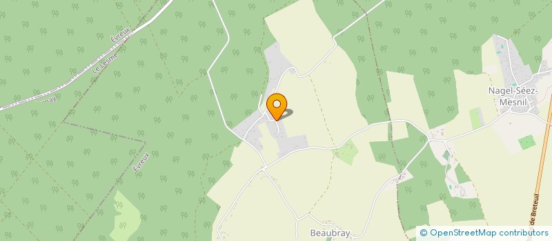 localisation de l'entreprise MADAME MELANIE RENAULT  BEAUBRAY