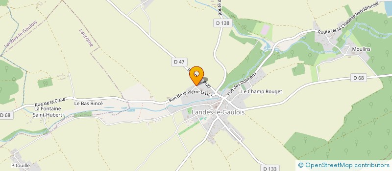 localisation de l'entreprise MADAME MELANIE RENIER  LANDES-LE-GAULOIS