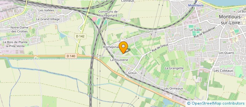 localisation de l'entreprise MADAME MELANIE RHODON  MONTLOUIS-SUR-LOIRE