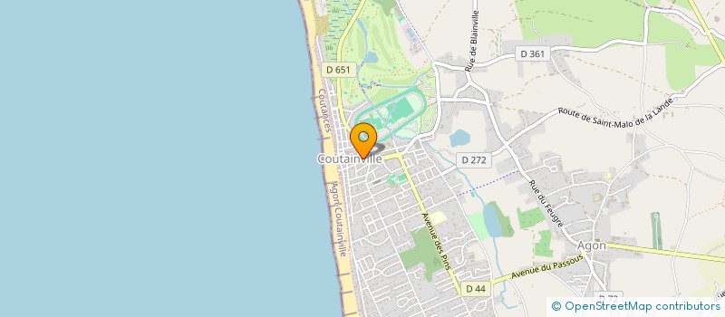 localisation de l'entreprise MADAME MELANIE RIBES  AGON-COUTAINVILLE