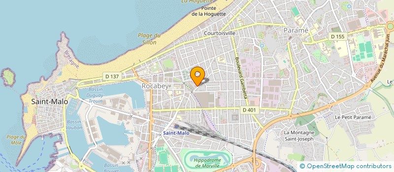 localisation de l'entreprise MADAME MELANIE RICHARD à SAINT-MALO
