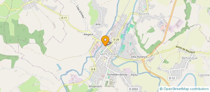 localisation de l'entreprise MADAME MELANIE RICHARD  SAINT-PALAIS