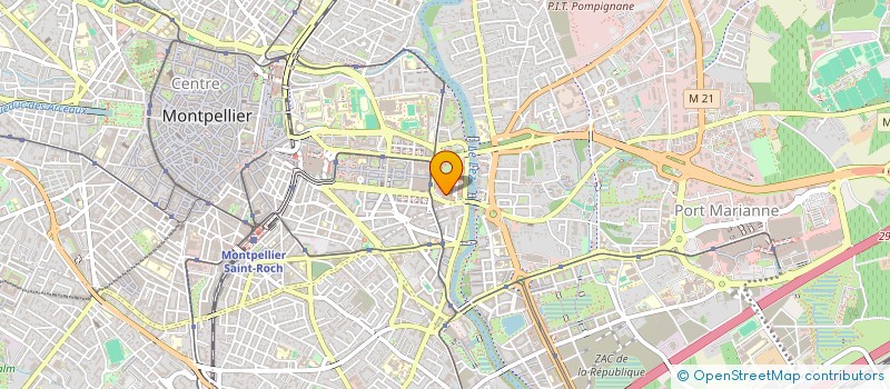 localisation de l'entreprise MADAME MELANIE RINALDI à MONTPELLIER