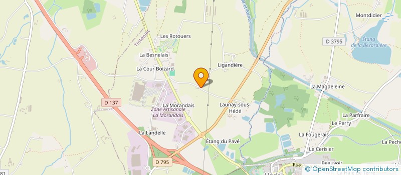 localisation de l'entreprise MADAME MELANIE RIOLLIER  QUEBRIAC