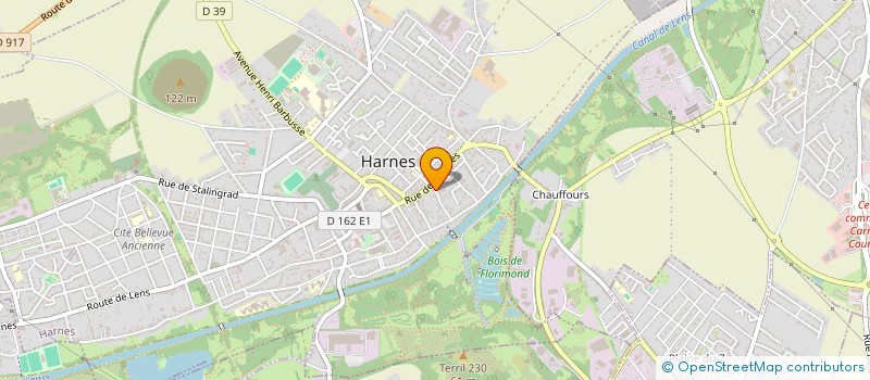 localisation de l'entreprise MADAME MELANIE RIVENET à HARNES