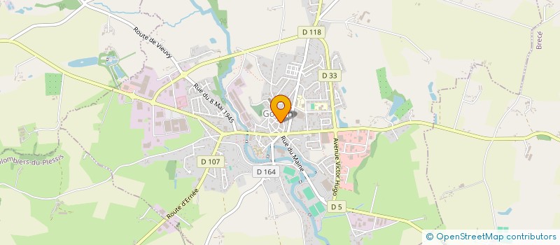 localisation de l'entreprise MADAME MELANIE RIVIERE  GORRON