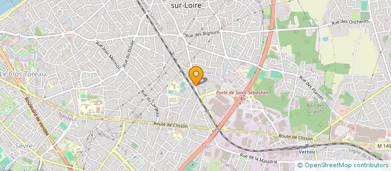 localisation de l'entreprise MADAME MELANIE ROBIC à SAINT-SEBASTIEN-SUR-LOIRE