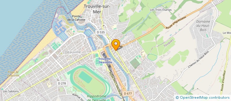 localisation de l'entreprise MADAME MELANIE ROCHER à TROUVILLE-SUR-MER