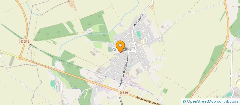 localisation de l'entreprise MADAME MELANIE RODRIGUES  GRISY-SUISNES