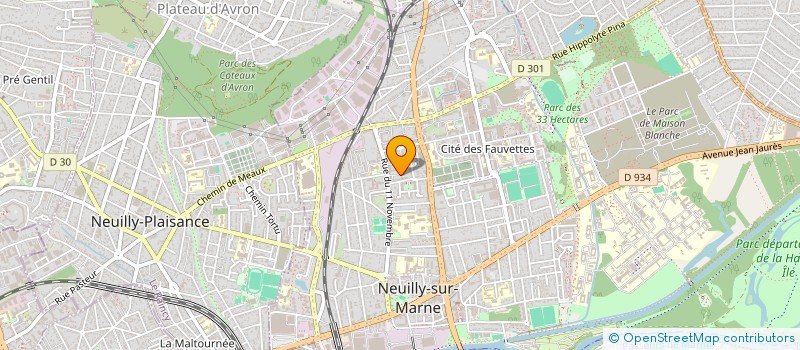 localisation de l'entreprise MADAME MELANIE RODRIGUES à NEUILLY-SUR-MARNE