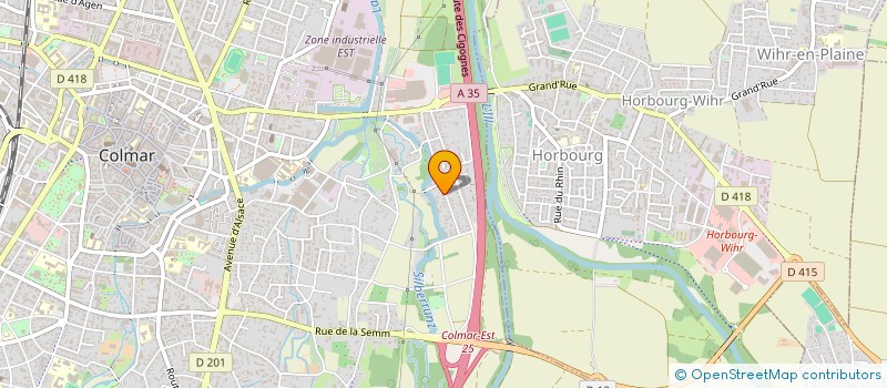 localisation de l'entreprise MADAME MELANIE RODRIGUEZ-GROSS  COLMAR
