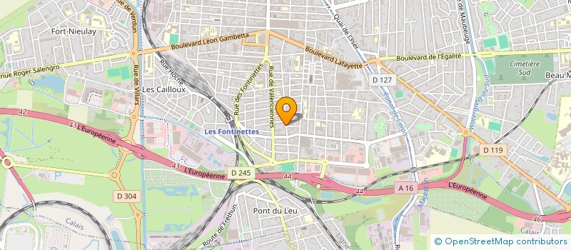 localisation de l'entreprise MADAME MELANIE ROELANDT  CALAIS