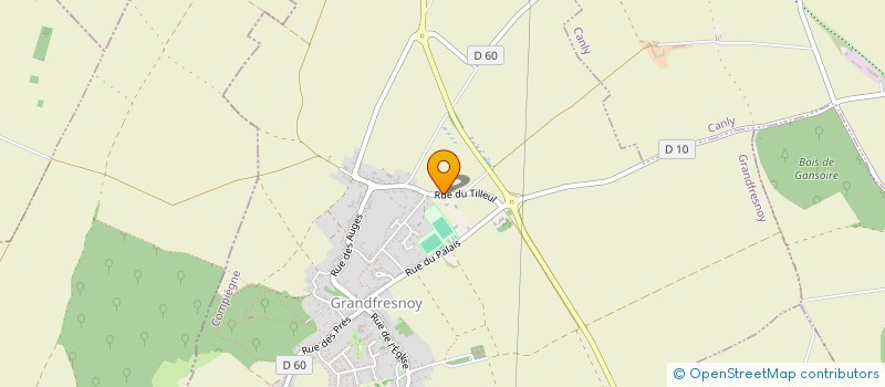 localisation de l'entreprise MADAME MELANIE ROELS  GRANDFRESNOY