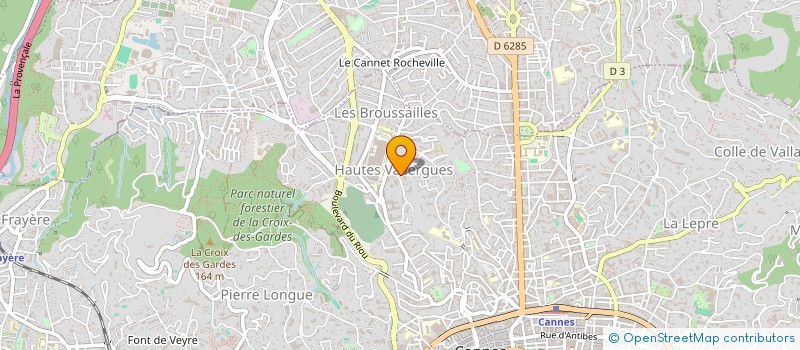 localisation de l'entreprise MADAME MELANIE ROSSETTO à CANNES