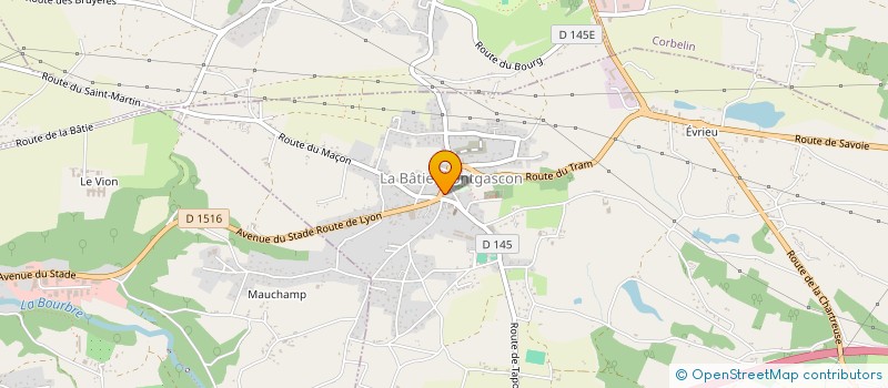 localisation de l'entreprise MADAME MELANIE ROSSOGLIO  LA BATIE-MONTGASCON