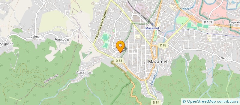 localisation de l'entreprise MADAME MELANIE ROUCAYROL  MAZAMET