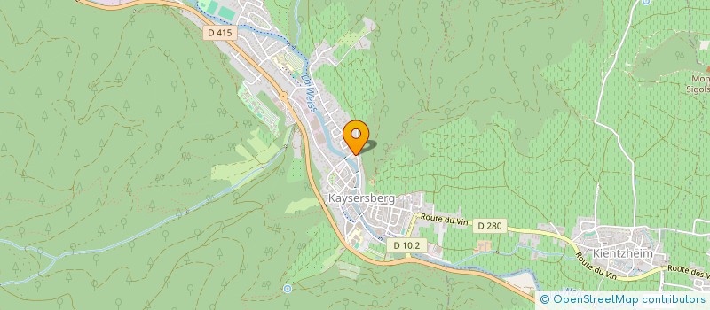 localisation de l'entreprise MADAME MELANIE ROUGET  KAYSERSBERG VIGNOBLE