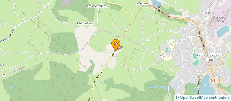 localisation de l'entreprise MADAME MELANIE ROUGIER  YOUX