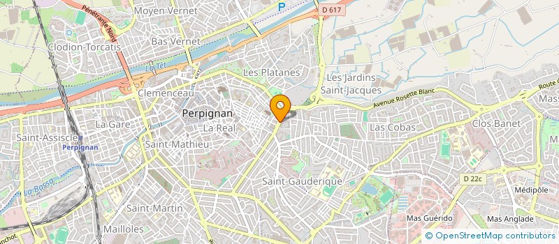 localisation de l'entreprise MADAME MELANIE ROUKIA  PERPIGNAN