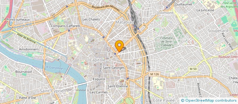 localisation de l'entreprise MADAME MELANIE ROULLAND-LAFFITTE  TOULOUSE