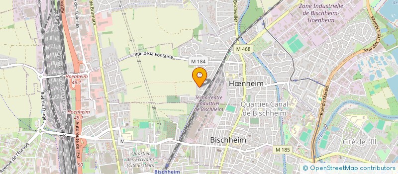 localisation de l'entreprise MADAME MELANIE ROUSSEAU  HNHEIM