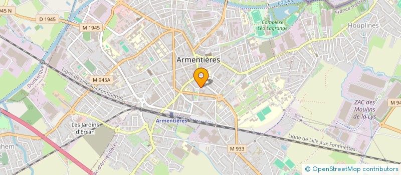 localisation de l'entreprise MADAME MELANIE ROUSSEL  ARMENTIERES