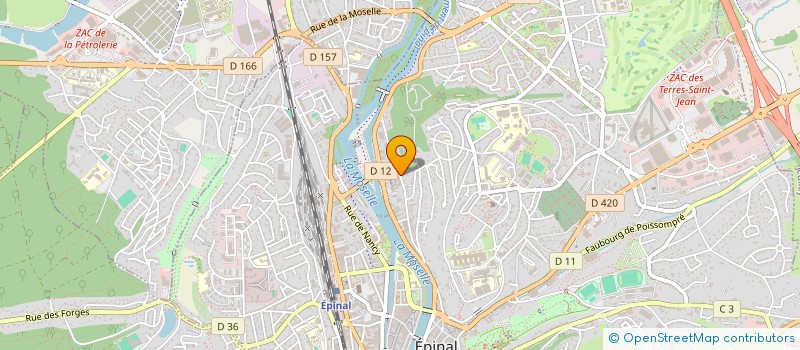 localisation de l'entreprise MADAME MELANIE ROUSSELOT  EPINAL