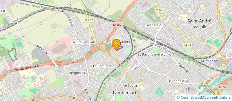 localisation de l'entreprise MADAME MELANIE ROUTEL  LAMBERSART
