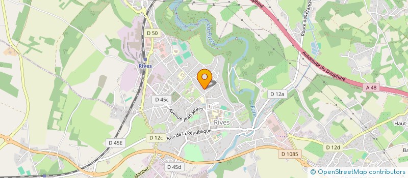 localisation de l'entreprise MADAME MELANIE ROZAIN  RIVES