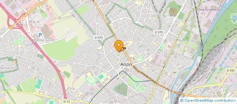 localisation de l'entreprise MADAME MELANIE RUSSO à ANZIN