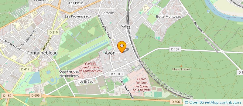 localisation de l'entreprise MADAME MELANIE SACRE  BOURRON-MARLOTTE