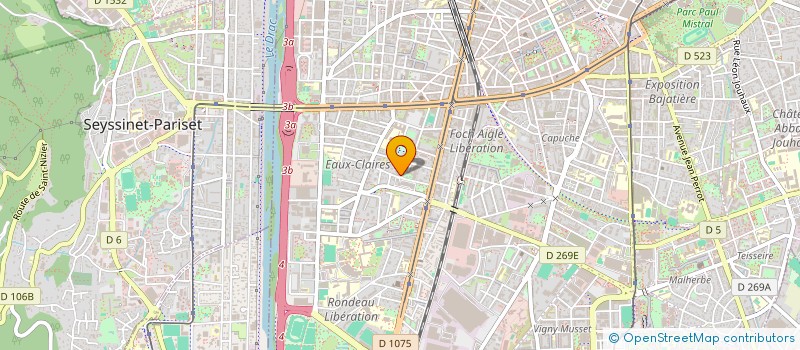 localisation de l'entreprise MADAME MELANIE SAGE  GRENOBLE