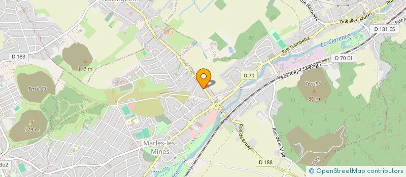 localisation de l'entreprise MADAME MELANIE SAILLY  MARLES-LES-MINES