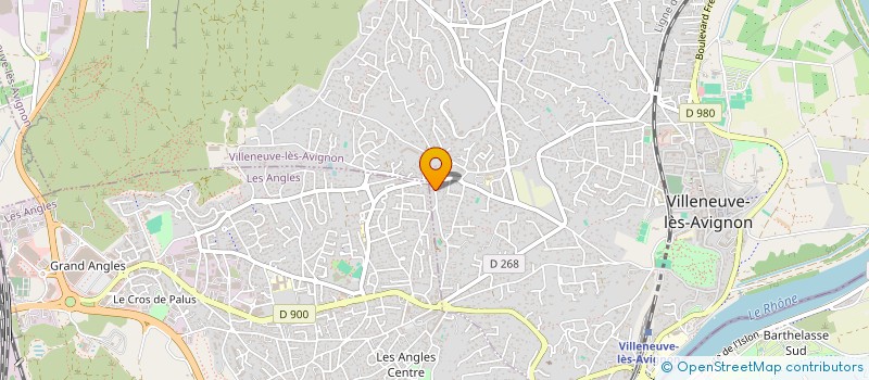 localisation de l'entreprise MADAME MELANIE SAINT-JALMES  VILLENEUVE-LES-AVIGNON