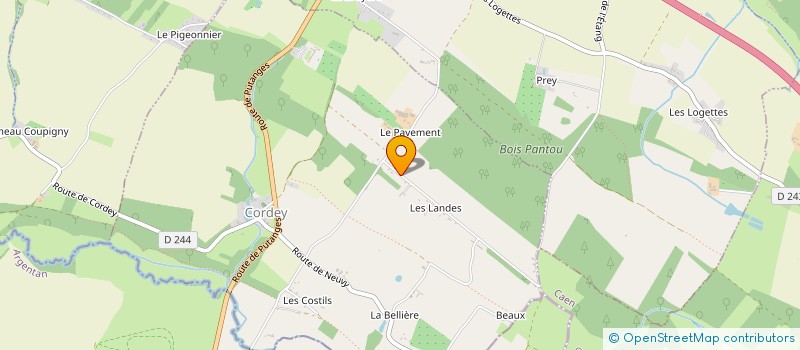 localisation de l'entreprise MADAME MELANIE SALAUN  CORDEY