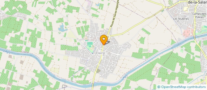 localisation de l'entreprise MADAME MELANIE SANCHEZ  CLAIRA