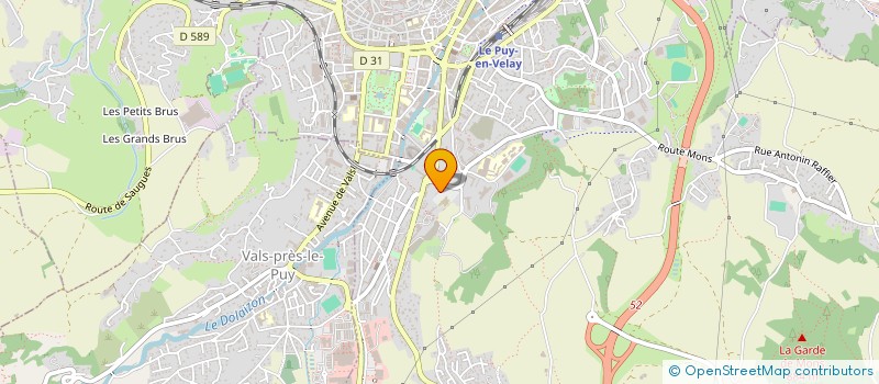 localisation de l'entreprise MADAME MELANIE SARRET à LE PUY-EN-VELAY