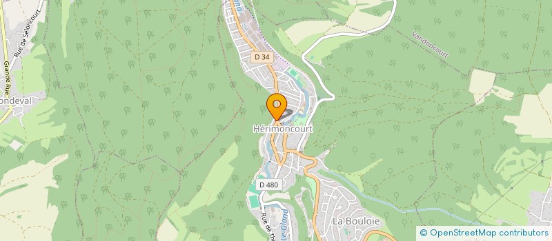 localisation de l'entreprise MADAME MELANIE SAUNIER  BONDEVAL