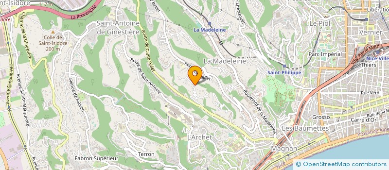 localisation de l'entreprise MADAME MELANIE SAURA à NICE