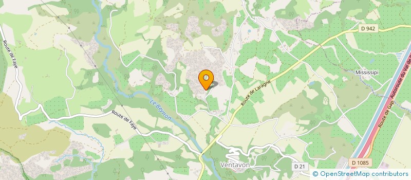 localisation de l'entreprise MADAME MELANIE SAUSSAC  VENTAVON
