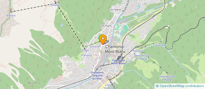 localisation de l'entreprise MADAME MELANIE SCHMIDT  CHAMONIX-MONT-BLANC