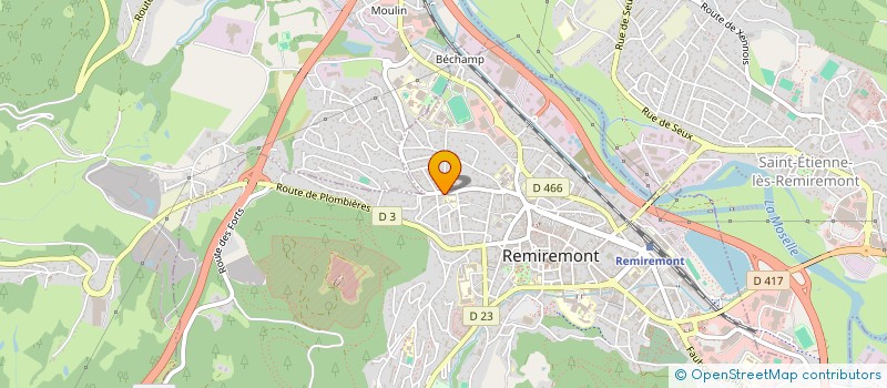 localisation de l'entreprise MADAME MELANIE SCHNEIDER à SAINT-ETIENNE-LES-REMIREMONT