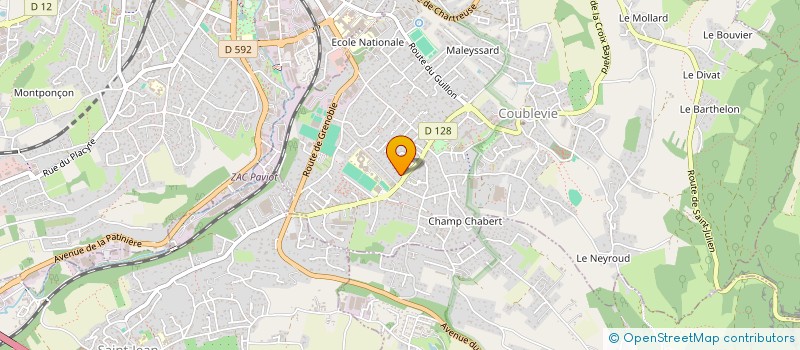 localisation de l'entreprise MADAME MELANIE SCHNEIDER  COUBLEVIE