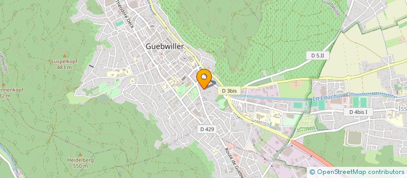 localisation de l'entreprise MADAME MELANIE SCHNEIDER  GUEBWILLER